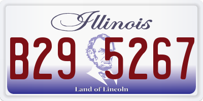 IL license plate B295267