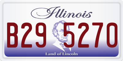 IL license plate B295270