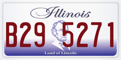 IL license plate B295271