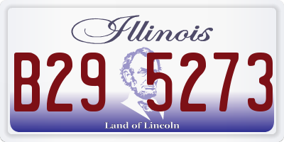 IL license plate B295273