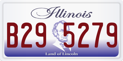 IL license plate B295279