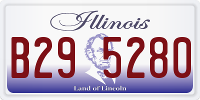 IL license plate B295280