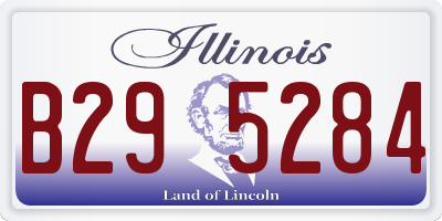 IL license plate B295284