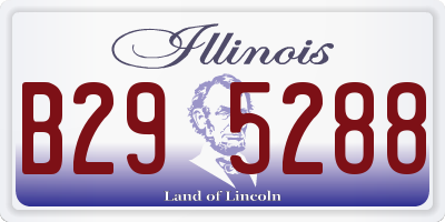 IL license plate B295288