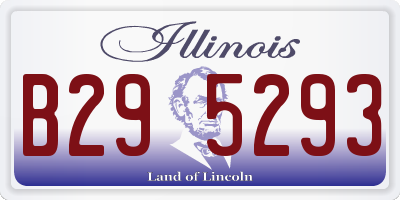 IL license plate B295293