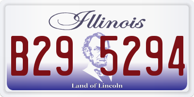 IL license plate B295294