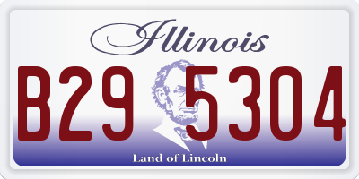 IL license plate B295304