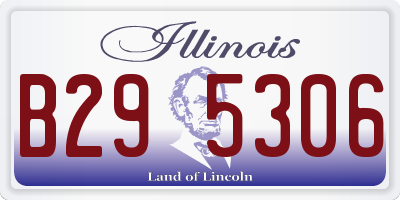 IL license plate B295306