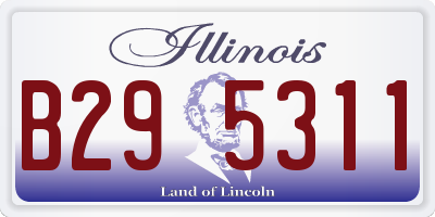 IL license plate B295311