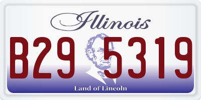 IL license plate B295319