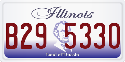 IL license plate B295330