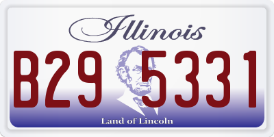 IL license plate B295331
