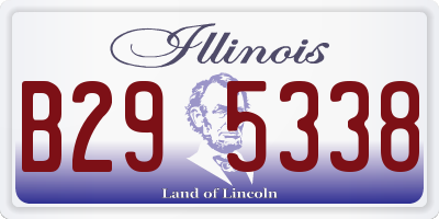 IL license plate B295338