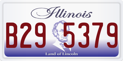 IL license plate B295379