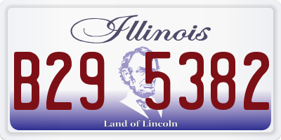 IL license plate B295382