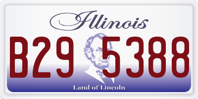 IL license plate B295388
