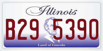 IL license plate B295390