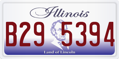 IL license plate B295394