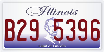 IL license plate B295396