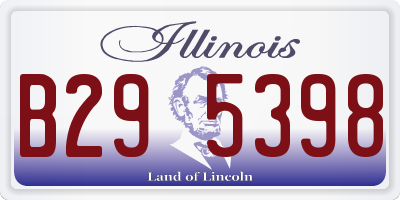 IL license plate B295398