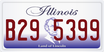IL license plate B295399