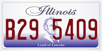 IL license plate B295409