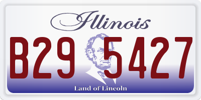 IL license plate B295427