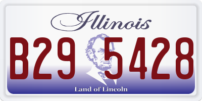 IL license plate B295428