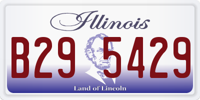 IL license plate B295429
