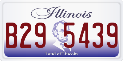 IL license plate B295439