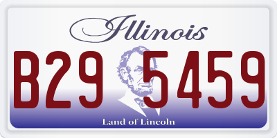 IL license plate B295459