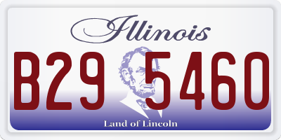 IL license plate B295460