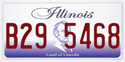 IL license plate B295468