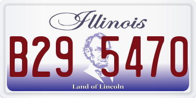 IL license plate B295470