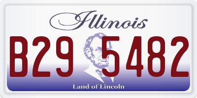 IL license plate B295482