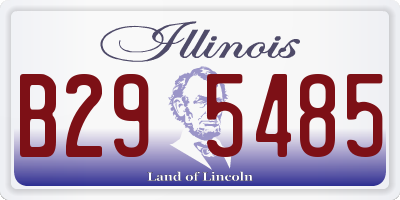 IL license plate B295485