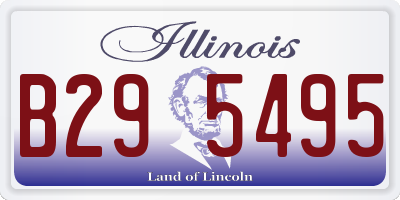 IL license plate B295495