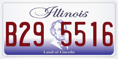IL license plate B295516