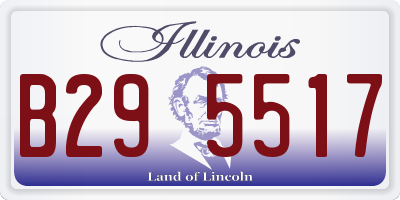 IL license plate B295517