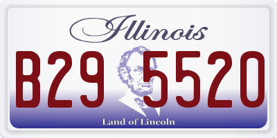 IL license plate B295520
