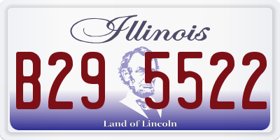 IL license plate B295522