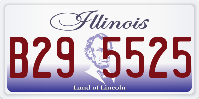 IL license plate B295525