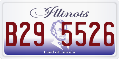 IL license plate B295526