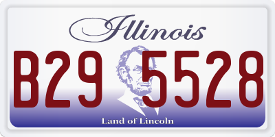 IL license plate B295528