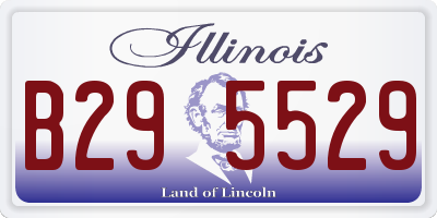 IL license plate B295529