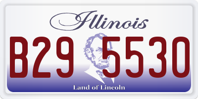IL license plate B295530