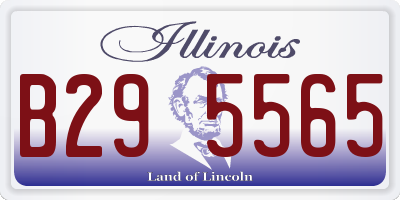 IL license plate B295565