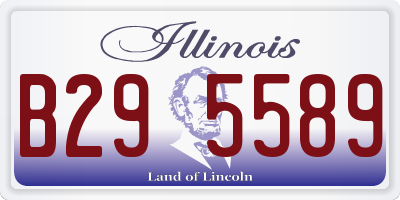 IL license plate B295589