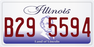 IL license plate B295594