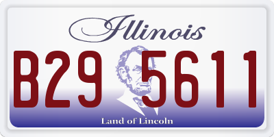 IL license plate B295611
